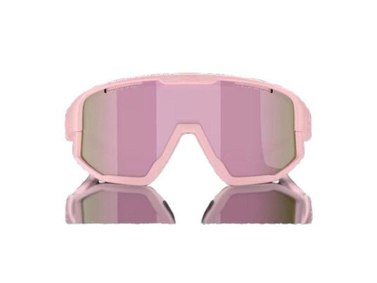 Bliz Fusion Small 33 sykkelbriller brown/rose multicolour lens matte powder pink Bliz Fusion Small 33 sykkelbriller brown/rose multicolour lens matte powder pink