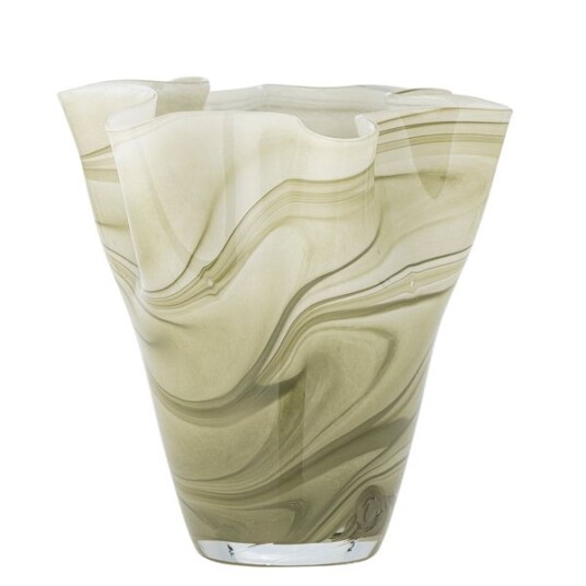 Bloomingville Toryn Vase Green H24CM Bloomingville Toryn Vase Green H24CM