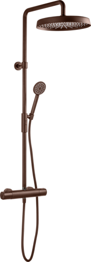 Tapwell ARM7200 Takdusj med trykk- og termostatstyrt dusjbatteri-Bronze
