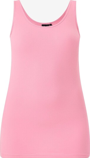 Zizzi Singlet Cotton Basic Top Rosa