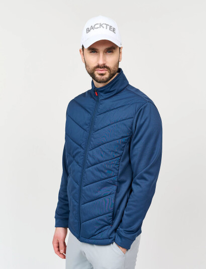 BACKTEE Mens Hybrid Jacket - Navy - S