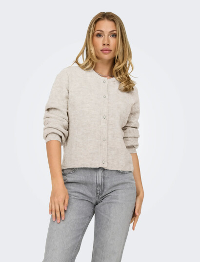 JDY Jdylumi Life L/S Button Cardiga Knt Noos Cream S JDY Jdylumi Life L/S Button Cardiga Knt Noos Cream S