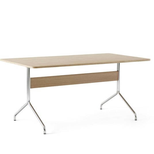 &Tradition Pavilion AV18 Spisebord 160x90 cm Eik/Chrome &Tradition Pavilion AV18 Spisebord 160x90 cm Eik/Chrome
