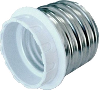 Adapter for sokkel E40-E27 maks 60W glødelampe