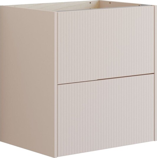 Dansani Inzo Classic Servantskap 2 Skuff B60 120xh64xd44cm Stripet / Sand Matt 60cm