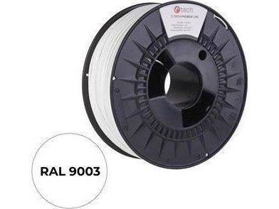 Filament 3D C-Tech Premium Line Abs Ral9016 1,75Mm 1Kg Signal White Filament 3D C-Tech Premium Line Abs Ral9016 1,75Mm 1Kg Signal White