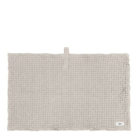 The Organic Company Big Waffle badematte 80x55 cm stone The Organic Company Big Waffle badematte 80x55 cm stone