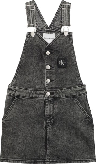 Calvin Klein Spencer Denim Dungaree Vasket Black Calvin Klein 16 år 176 Kjole Svart