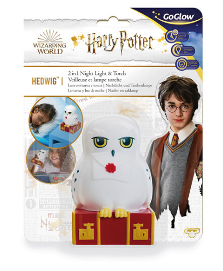Harry Potter Hedwig GoGlow Buddy bedside Night Light and Torch Harry Potter Hedwig GoGlow Buddy bedside Night Light and Torch