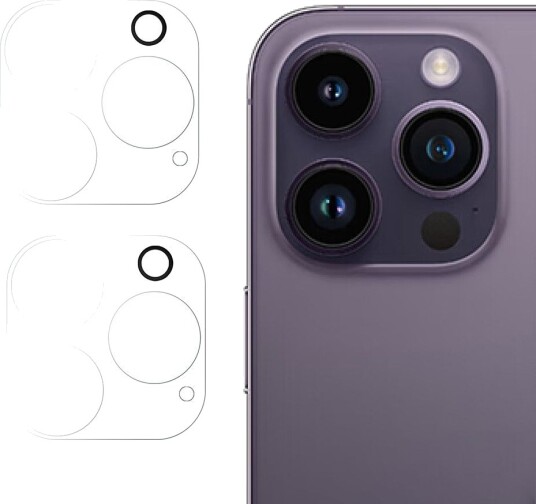 Trolsk Kamerabeskyttelse Herdet Glass 2-pakning (iPhone 15 Pro/15 Pro Max)