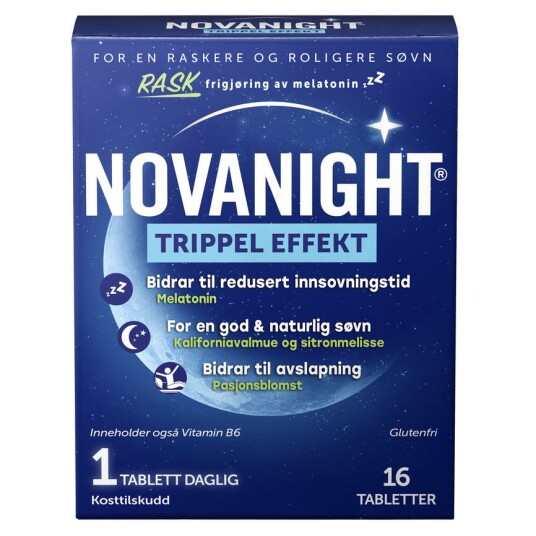 Novanight tabletter 16 stk Novanight tabletter 16 stk