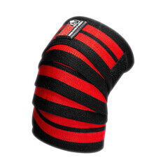 Knee Wraps, black/red, 2 m, Gorilla Wear Knee Wraps, black/red, 2 m, Gorilla Wear