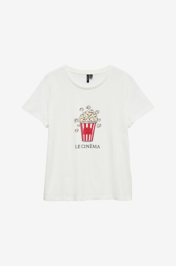 Vero Moda Girl T skjorte vmClara Francis Hvit