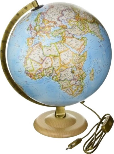 National Geographic Gold Classic Globus med lys 30 cm National Geographic Gold Classic Globus med lys 30 cm