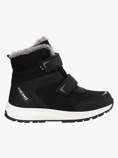Viking - Vinterskoletter Equip Warm WP 2V - Svart