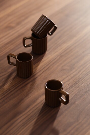 Jotex Espressokopp Med 4pakning Brun LILLEMOR 2212945010 Jotex Espressokopp Med 4pakning Brun LILLEMOR 2212945010