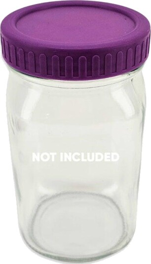 Kegland Haul Mason Jar Purple lids 6stk Lokk til Haul Mason Jar sylteglass