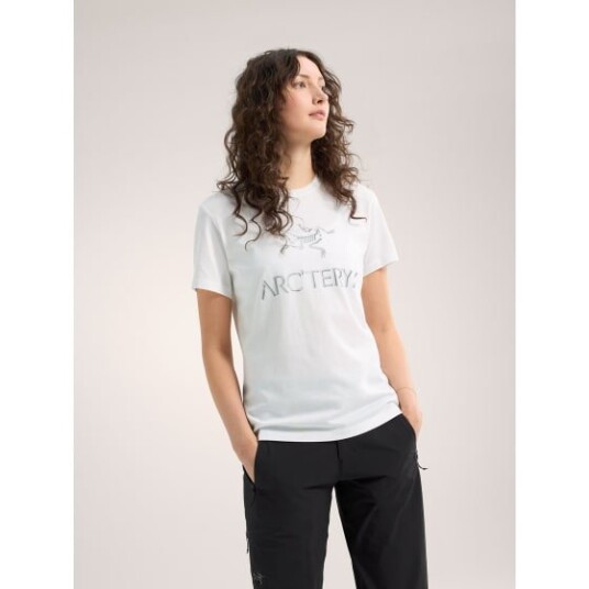 ArcTeryx Arc'Word Cotton T-Shirt SS W Dame, 017552 White Light, L