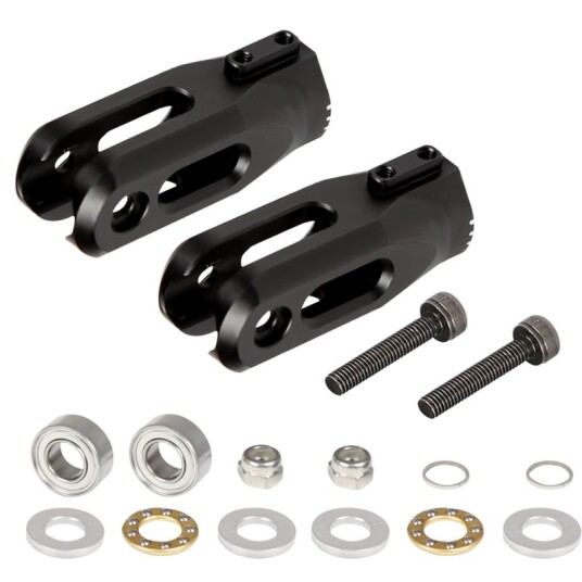 OMP OSHM4009B M4 Main Rotor Blade Grip Set Black