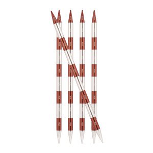 KnitPro SmartStix Strømpepinne Aluminium 20cm Sienna 7,00mm