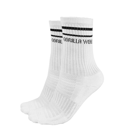 Crew Socks 2-Pack, White Vit 39-42 Crew Socks 2-Pack, White Vit 39-42