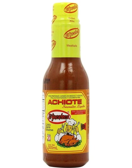 El Yucateco Achiote/Annatto Flytende Krydderblanding/Marineringssaus 300 ml El Yucateco Achiote/Annatto Flytende Krydderblanding/Marineringssaus 300 ml