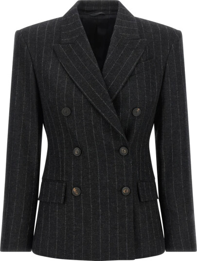 Brunello Cucinelli Dame Jakker Grå L,