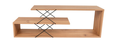 Hanah Home Tv-benk Zigzag - Eik 1687353-04-0