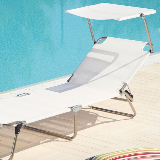 Fiam Amigo solseng top black aluminium/textilene