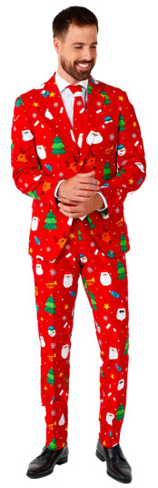 OppoSuits Festivity Rød Dress  50