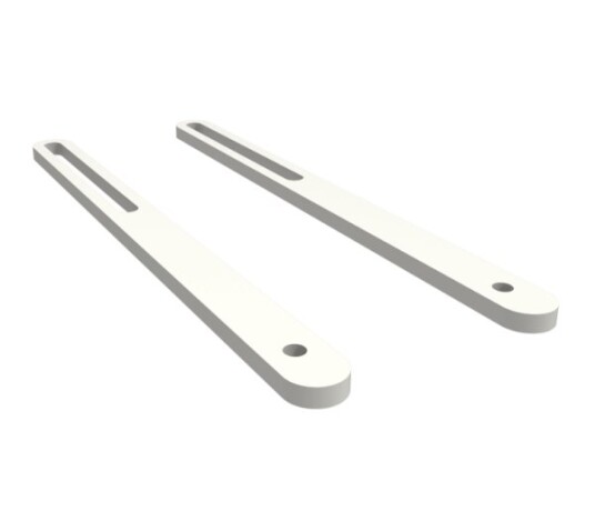 Mainstream 2 Long Arms 180 Mm To Expand Range Of Projector Mounts White