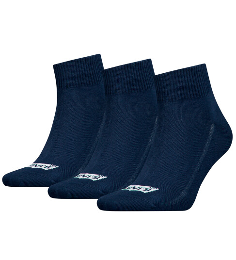 Levis Sokker 3 pack Mid Cut Navy Levis 35/38 Sokker Blå 35 38