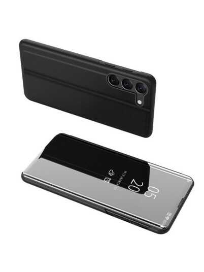 Hurtel Clear View Case Cover for Samsung Galaxy S23+ Flip Cover Black