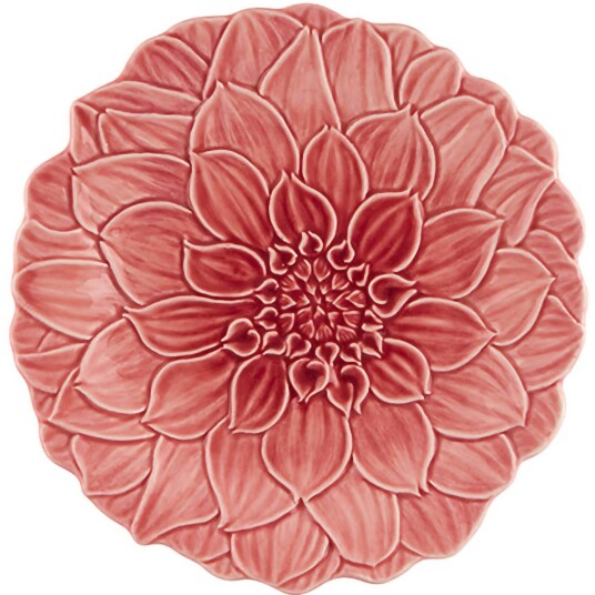 Bordallo Pinheiro Maria Flor Tallerken 22 cm Dahlia