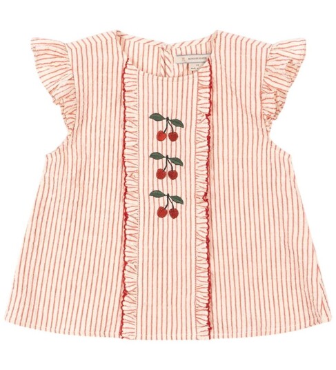 Konges Sløjd Genser - Ellie - Frill - Amour Stripe - Konges Sløjd - 5 år (110) - Genser - Rosa Konges Sløjd Genser - Ellie - Frill - Amour Stripe - Konges Sløjd - 5 år (110) - Genser - Rosa