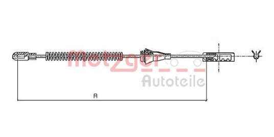Bremsewire METZGER 11.5959
