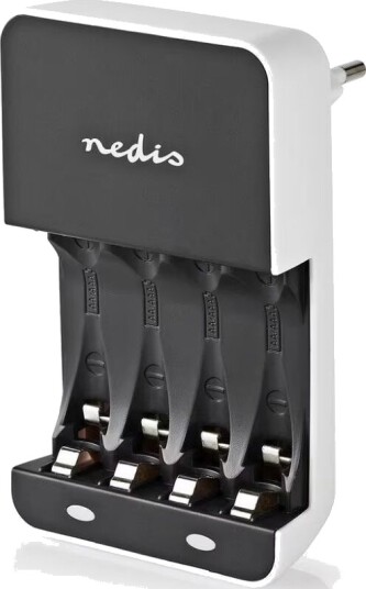 Nedis Plug-in Batterilader for AA/AAA NiMH med LED-indikator Nedis Plug-in Batterilader for AA/AAA NiMH med LED-indikator