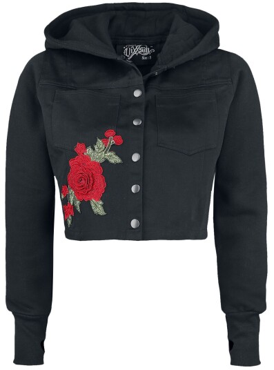 Vixxsin - Goth Dongerijakke - Rea Jacket - L til XL - Damer - svart Vixxsin - Goth Dongerijakke - Rea Jacket - L til XL - Damer - svart