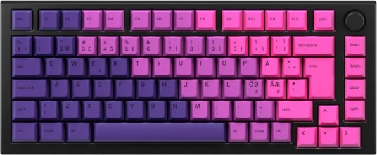 Glorious GMMK Pro 75% ISO Black Slate x Nebula Bundle