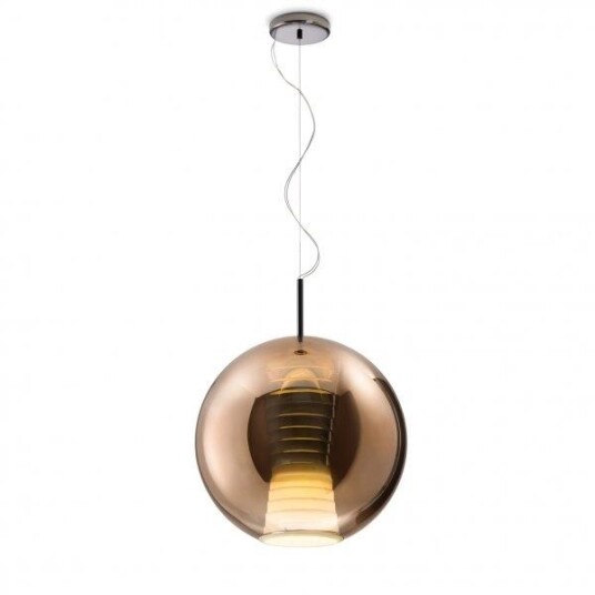 Fabbian Stor Taklampe Beluga Royal D57 Bronse
