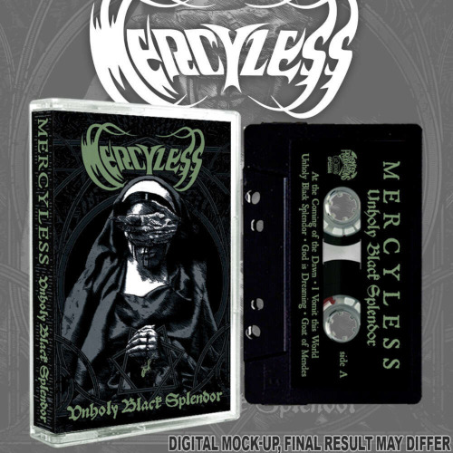 Mercyless Unholy Black Splendor Kassett
