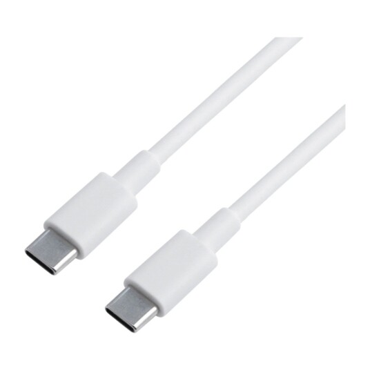 ELETRA USB-C TIL USB-C KABEL 1 M, HVIT