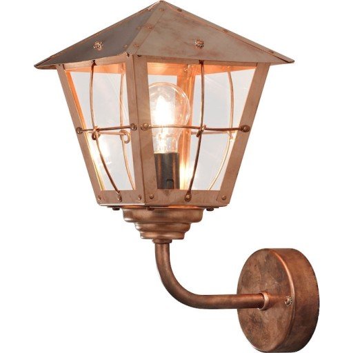 Konstsmide Fenix vegglampe, opp E27. 438-900. Kobber Konstsmide Fenix vegglampe, opp E27. 438-900. Kobber