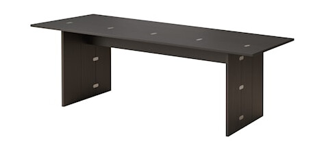 Flip Bord XL 3 Bord i 1 Eik Svart