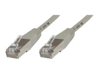 MicroConnect - Nettverkskabel - RJ-45 (hann) til RJ-45 (hann) - 10 m - FTP - CAT 5e - grå