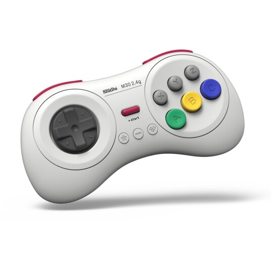 8BitDo M30 2.4G Wireless Pad White