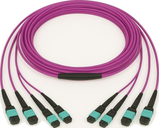 LinkIT MPO-A break-out OM4 48c 15m 4 Base12 x  MPO-A | LSZH