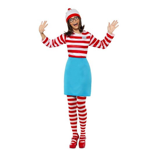 Smiffys Where's Wally Wenda Karnevalskostyme XLarge