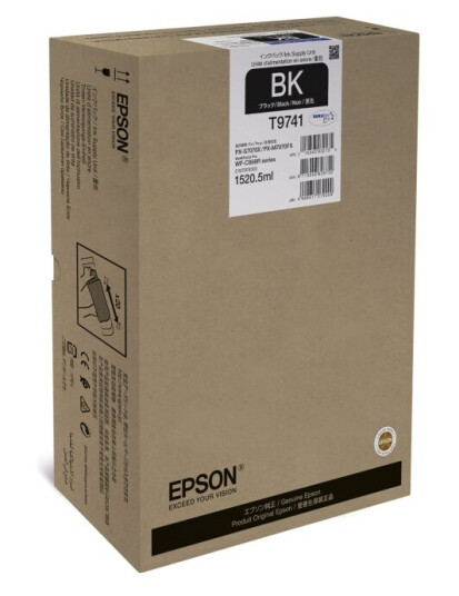 Epson T9741 - Xxl-Størrelse - Svart - Original - Blekkpakke - For Workforce Pro Wf-C869r