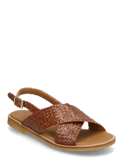 ANGULUS Sandals - Flat  - Open Toe - Op - Brown - 37.5